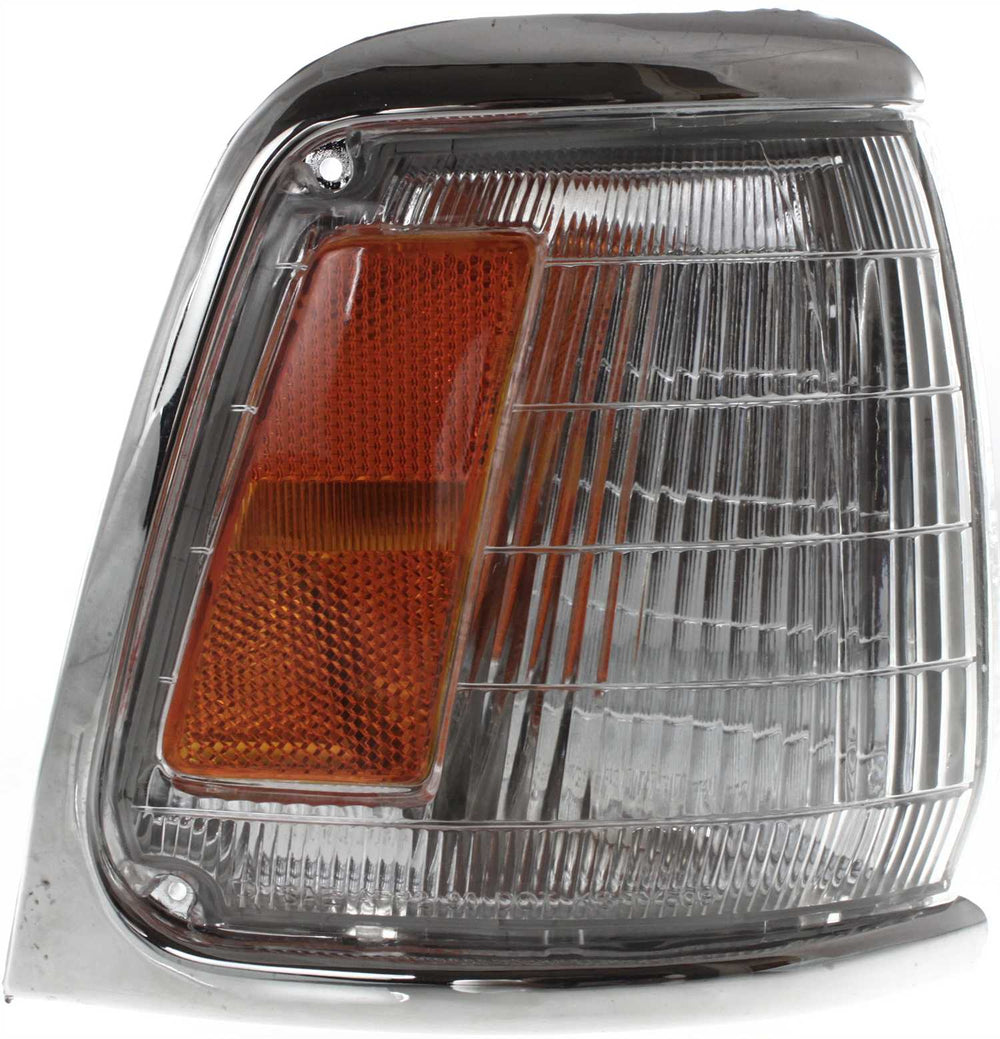 Installation Package For: TOYOTA PICKUP 89-91 Passenger Side Corner Light Assembly, w/ Chrome Trim, 2WD