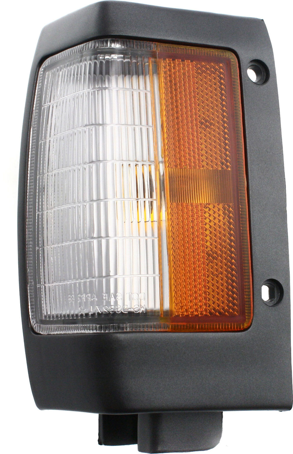 Installation Package For: NISSAN PICKUP 90-92 Driver Side Corner Light Assembly, w/ Black Trim