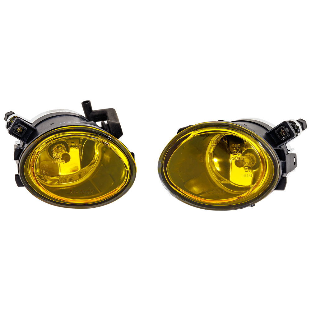 Installation Package For: 3-SERIES 01-05/M5 01-03 FOG LAMP RH AND LH, Assembly, Halogen, Yellow Lens