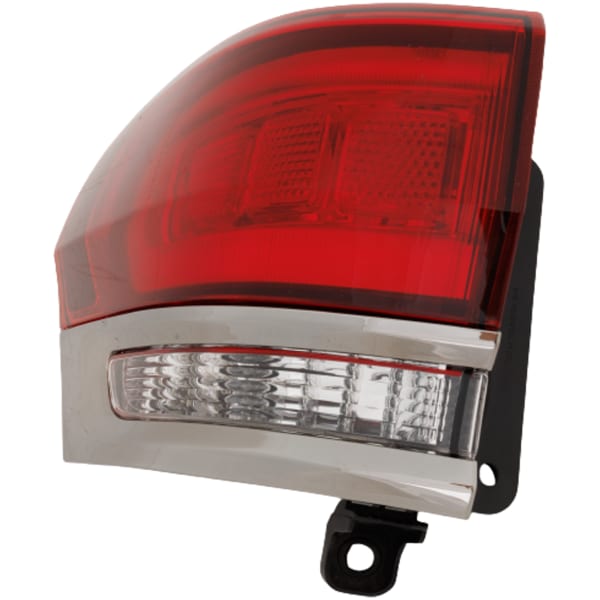 Installation Package For: GRAND CHEROKEE 14-22 Driver Side Tail Light, Outer, Assembly, Laredo/Limited/Overland/Summit Models, w/ Silver Trim, w/o Platinum Insert