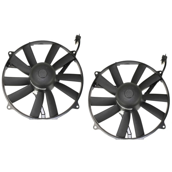 300D 87-93 / E-CLASS 94-95 COOLING FAN ASSEMBLY, RH and LH, Set of 2